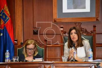 Ediles de la oposición se van del Pleno de Telde (Foto TA)